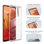 For Motorola Edge 50 5G / 50 Pro 5G imak UX - 10 Series Transparent Shockproof TPU Phone Case(Transparent) - British D'sire