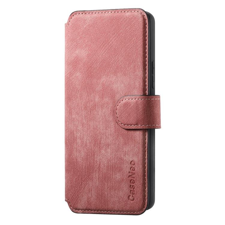For Motorola Moto G 2025 CaseNeo MagSafe RFID Anti-theft Retro Leather Phone Case(Pink) Secondary image