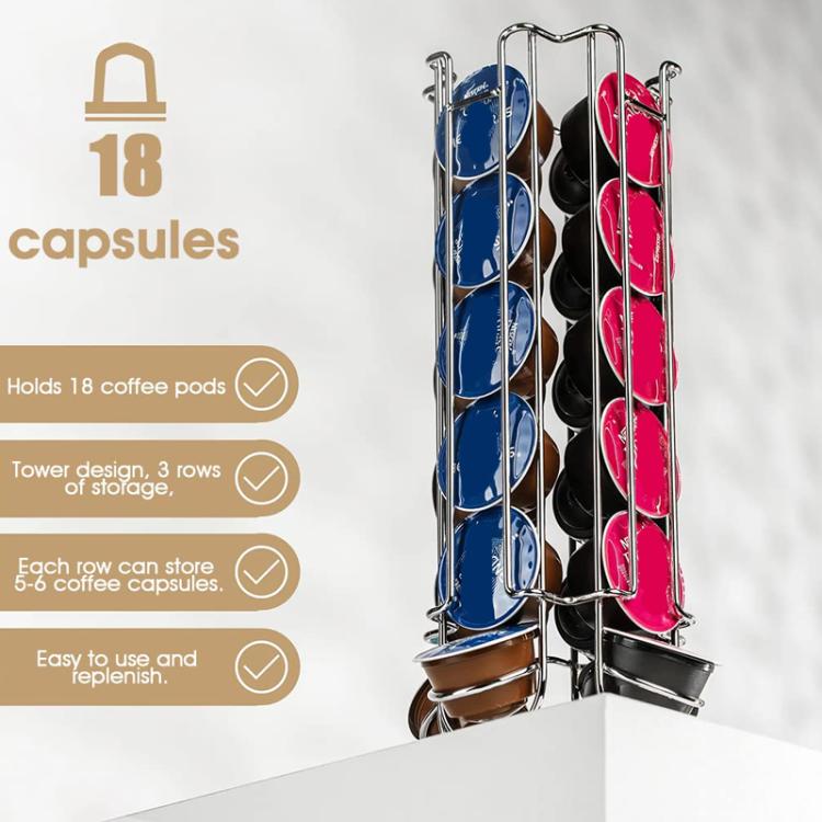 For Nespresso Dolce Gusto OASISWJ YZ1312 18pcs Coffee Capsule Organizer Secondary image