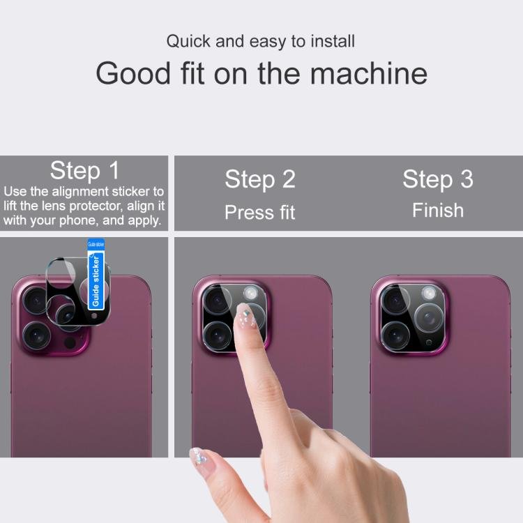 For OPPO Reno14 5G imak High Definition Integrated Glass Lens Film Black Version - British D'sire