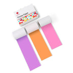 For Phomemo M02 / M02S / M02Pro 3rolls /Pack 53mm Self - Adhesive Black Letter Printer Thermal Labels On Purple / Rose Red / Orange Bottom - British D'sire