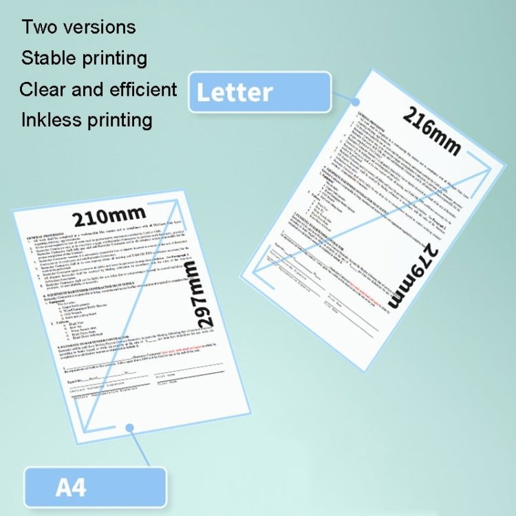For Phomemo M08F 200sheets Thermal Printing Paper Compatible for MR.IN Brother Pocket Jet / MT800, Style: Folding Letter - British D'sire