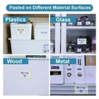 For Phomemo M110 / M200 100pcs /Roll 50x80mm Rainbow Frame White Self - Sticking Tag - British D'sire