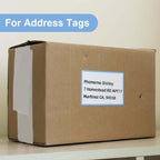 For Phomemo M110 / M200 100pcs /Roll 50x80mm Rainbow Frame White Self - Sticking Tag - British D'sire