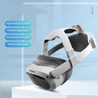 For PICO 4 Hibloks Pressure - free Headband High Elastic PU Headstrap VR Accessories - British D'sire