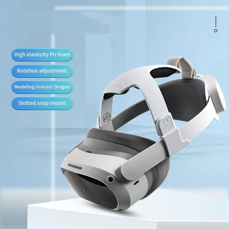 For PICO 4 Hibloks Pressure - free Headband High Elastic PU Headstrap VR Accessories - British D'sire