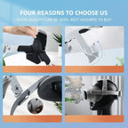 For PICO 4 Hibloks Pressure - free Headband High Elastic PU Headstrap VR Accessories - British D'sire