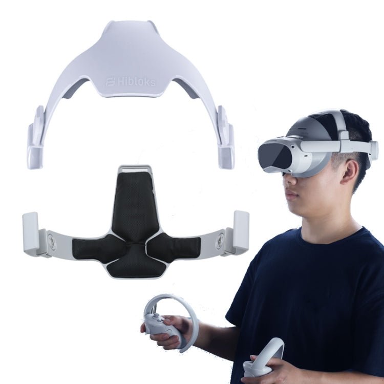 For PICO 4 Hibloks Pressure - free Headband High Elastic PU Headstrap VR Accessories - British D'sire Main image