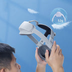 For PICO 4 Hibloks Pressure - free Headband High Elastic PU Headstrap VR Accessories - British D'sire