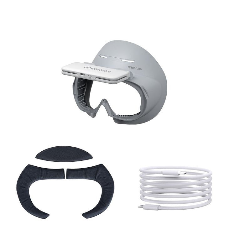 For PICO 4 Hibloks VR Glasses Face Cushion Protector Pad With Fan, Spec: 1pc Ice Silk - British D'sire Main image