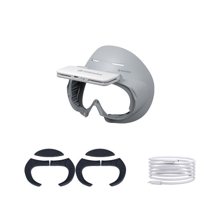 For PICO 4 Hibloks VR Glasses Face Cushion Protector Pad With Fan, Spec: 2pcs Ice Silk - British D'sire Main image