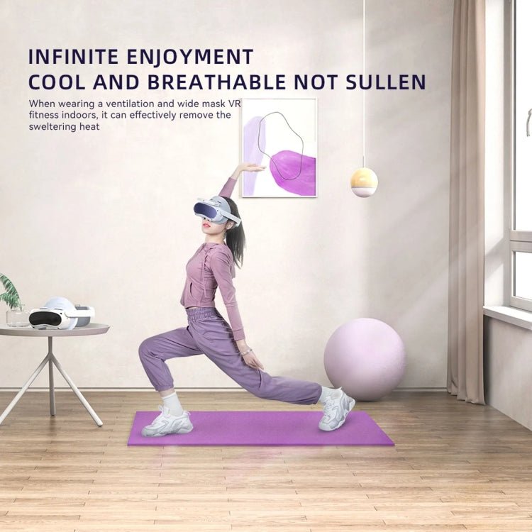 For PICO 4 Hibloks VR Glasses Face Cushion Protector Pad With Fan, Spec: 2pcs PU Cotton - British D'sire