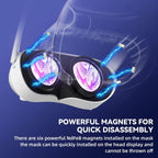 For PICO 4 Hibloks VR Glasses Face Cushion Widened Breathable Protector Pad, Spec: 1pc Ice Silk - British D'sire