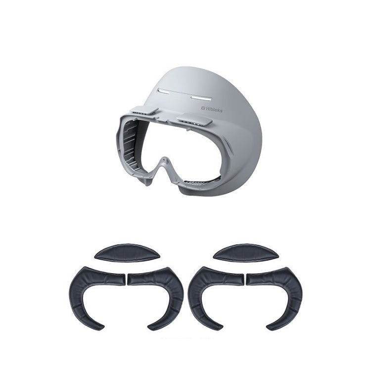 For PICO 4 Hibloks VR Glasses Face Cushion Widened Breathable Protector Pad, Spec: 2pcs PU Cotton - British D'sire Main image