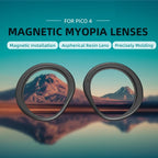 For PICO 4 Hifylux PC - QF25 1pair Magnetic Myopia Glasses Box Non - spherical Resin VR Glasses Accessories(300 Degrees A Pair) - British D'sire