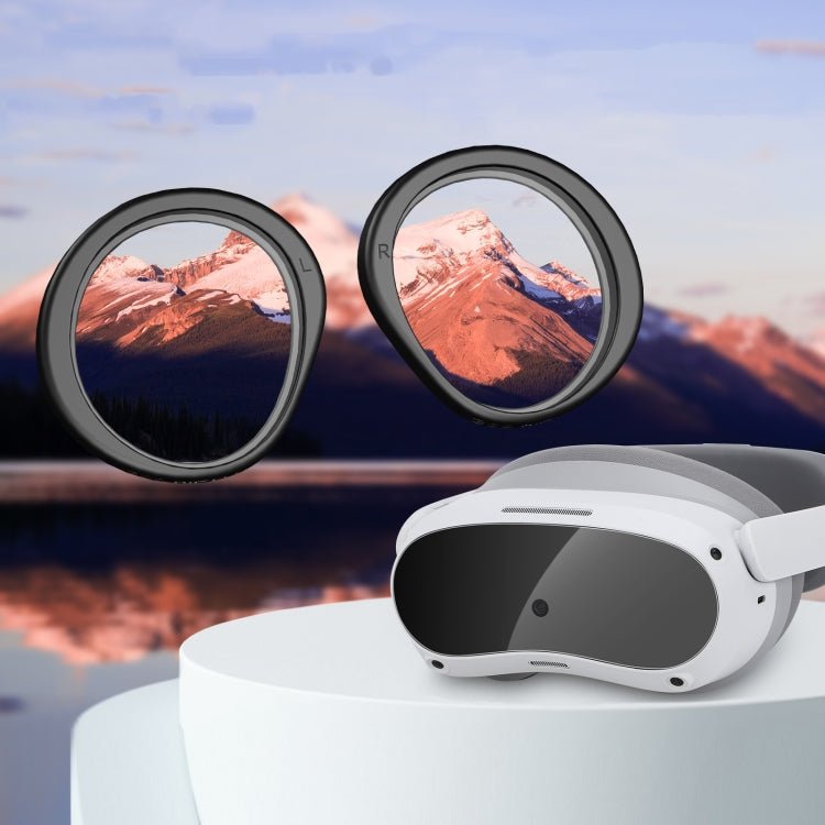 For PICO 4 Hifylux PC - QF25 1pair Magnetic Myopia Glasses Box Non - spherical Resin VR Glasses Accessories(500 Degrees) - British D'sire