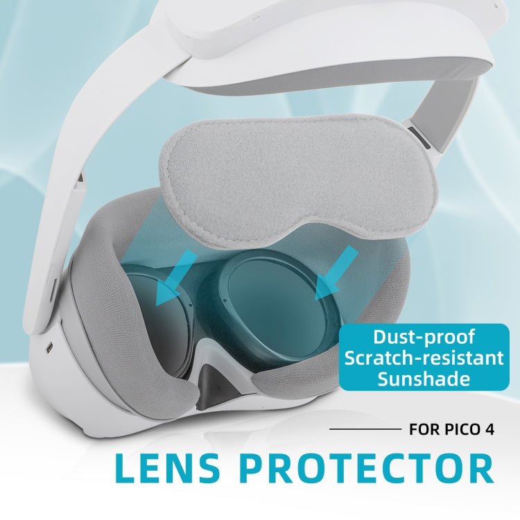 For PICO 4 Hifylux PC-ZF17 Lens Protector VR Glasses Dust-proof Sponge Pad(Light Grey) Secondary image
