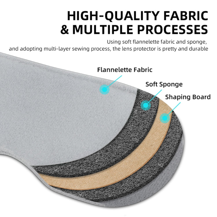 For PICO 4 Hifylux PC - ZF17 Lens Protector VR Glasses Dust - proof Sponge Pad(Light Grey) - British D'sire