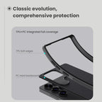 For Samsung Galaxy S25 Ultra 5G NILLKIN Frosted Shield Pro PC + TPU Phone Case(Blue) - British D'sire
