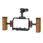 For Sony ZV-E1 PULUZ Aluminum Alloy Camera Cage Stabilizer (Black) - British D'sire