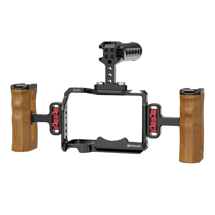 For Sony ZV-E1 PULUZ Aluminum Alloy Camera Cage Stabilizer (Black) - British D'sire