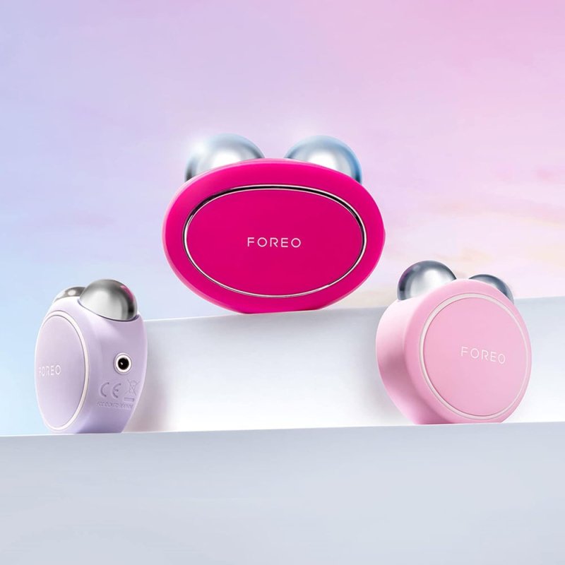Foreo Bear Smart Microcurrent Face Lift Device | Face Sculptor & Jaw Excerciser | Immediately Visible Non - Invasive Face Lift | Antiaging | Safe & Painless | Fuchsia - Beauty Tools - British D'sire
