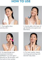 FOREO ESPADA BHA+PHA Blemish Solution 15 ml, Acne Treatment & Blackhead Remover, Face Care, 2% Salicylic Acid, Witch Hazel, Tea Tree Oil, Niacinamide, Dermatologist-Tested, Cruelty-Free & Vegan, Blue - Acne treatment - British D'sire
