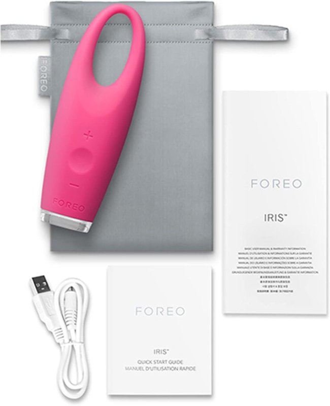 Foreo Iris Illuminating Eye Massager- Magenta - Beauty Tools - British D'sire