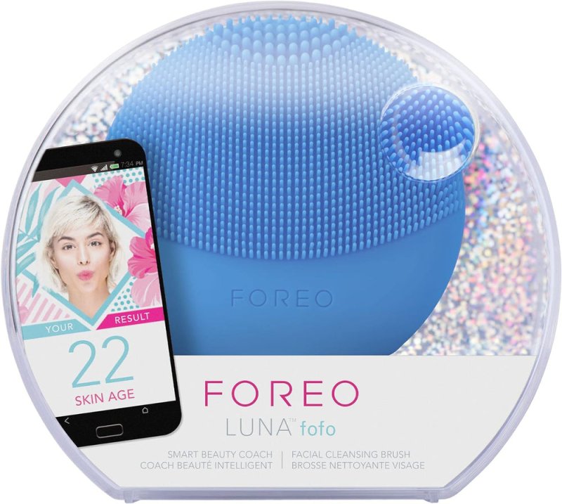 FOREO LUNA fofo Smart Face Brush and Skin Analyzer, Offers Personalized Cleansing for a Unique Skincare Routine, Replaceable Battery Facial Cleansing Brush Secondary image