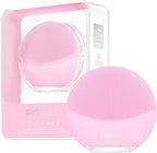 Foreo Luna Mini 3 Facial Cleansing Brush - Travel Accessories - Face Massager Electric, Ultra-Hygienic Silicone - Simple Face Wash - Electric Face Cleanser - App-Connected - Pearl Pink - Facial Cleansers - British D'sire