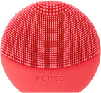 FOREO LUNA play plus 2 - Facial Cleansing Brush - 1-min Deep Facial Cleanser - Travel Accessories - Silicone Face Massager - Holiday Essentials - Ultra-hygienic - All Skin Types - Peach Of Cake! - cleansing brush - British D'sire
