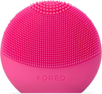 FOREO LUNA play smart 2 - Facial Cleansing Brush - 2-in-1 Skin Analysis & Facial Cleanser - Travel Accessories - Silicone Face Massager - Holiday Essentials - App-connected - Cherry Up - Facial Cleansers - British D'sire
