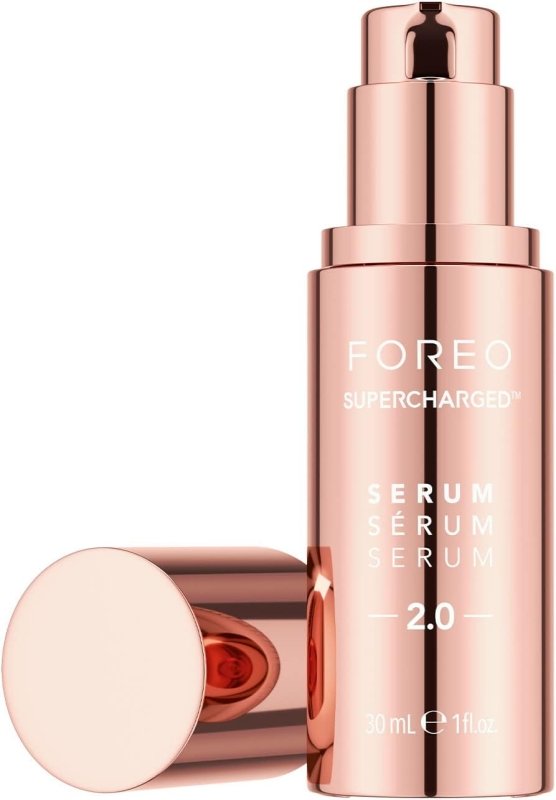 FOREO SUPERCHARGED SERUM 2.0 - Anti-aging Face Serum - Conductive Gel - Moisturizing Face Care - Hyaluronic Acid & Squalane - Vegan & Cruelty-free - All Skin Types - 30ml - Serums - British D'sire Main image