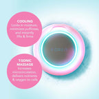 FOREO UFO Full Facial LED Face Mask Treatment, Red Light Therapy Face Care, Korean Skincare, Thermotherapy, Cryotherapy, Face Massager, Moisturiser, Increased Skin Care Absorption - Pearl Pink - Beauty Tools - British D'sire