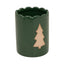 Forest Green Tree Decor Pot Christmas Decoration - Plant Pot - British D'sire