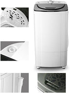 forestalk 10kg Spin Dryer, Energy&Power Saving Spinner, 360° blue light, 2800 RPM Portable Clothes Dryer, Gravity Drain dryer - British D'sire