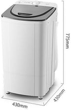 forestalk 10kg Spin Dryer, Energy&Power Saving Spinner, 360° blue light, 2800 RPM Portable Clothes Dryer, Gravity Drain dryer - British D'sire