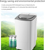 forestalk 10kg Spin Dryer, Energy&Power Saving Spinner, 360° blue light, 2800 RPM Portable Clothes Dryer, Gravity Drain dryer - British D'sire