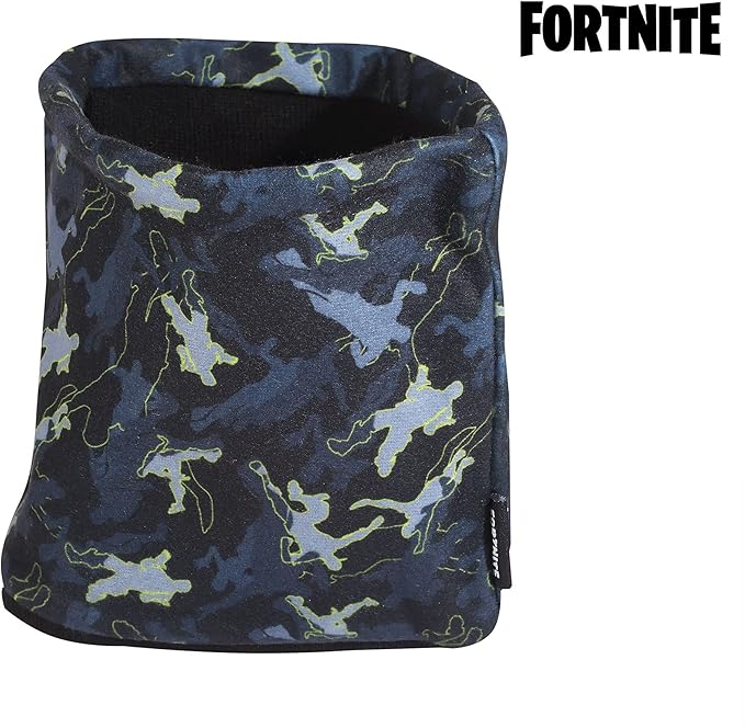 Fortnite Emotes Camo Snood, Kids, One Size, Black, Official Merchandise - British D'sire