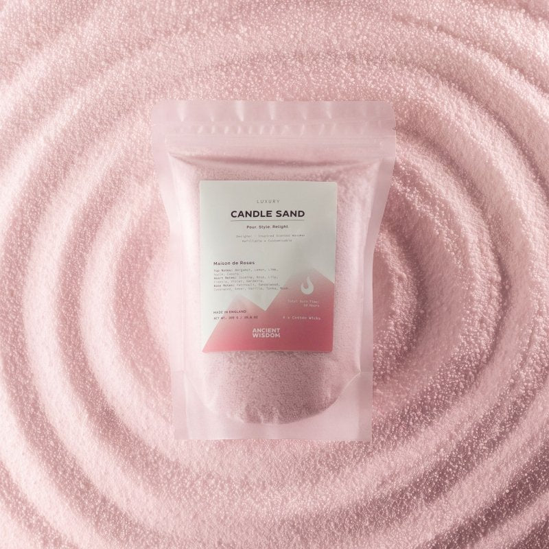 Fragranced Candle Sand - Dusty Rose - Maison de Roses - 300g Secondary image