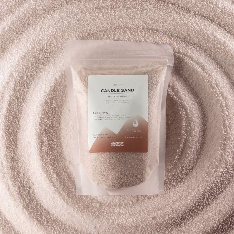 Fragranced Candle Sand - Latte Beige - Pure Serenity - 300g Secondary image