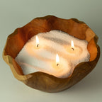 Fragranced Candle Sand - Latte Beige - Pure Serenity - 300g - Candle Sand - British D'sire