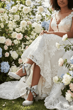 Frappe - Silver Grey - Heel Shoe - British D'sire