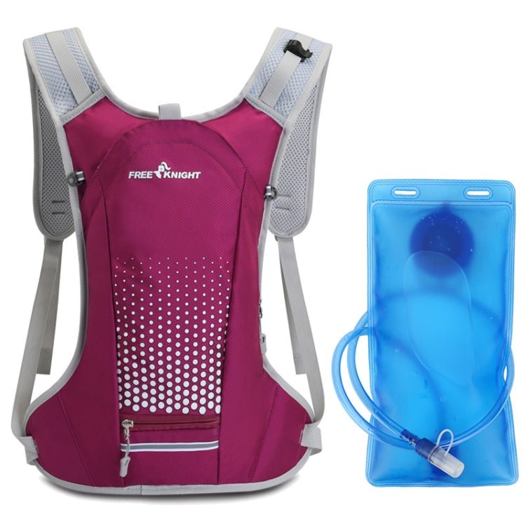 FREE KNIGHT FK0215S Outdoor Cycling Water Bag Vest Hiking Water Supply Backpack with 2L Drinking Bag(Rose) - British D'sire Main image