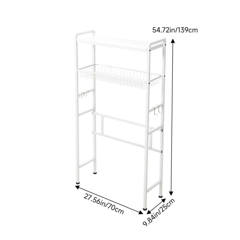 Freestanding Above Washing Machine Storage Rack - Storage Rack - British D'sire