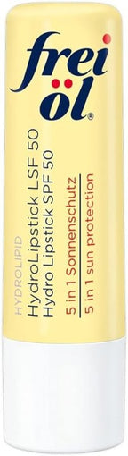 frei öl HydroLipstick SPF 50 - Lip Balm with Hyaluronic & 5 in 1 Sun Protection, 4.5 g - British D'sire