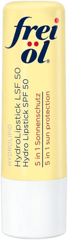 frei öl HydroLipstick SPF 50 - Lip Balm with Hyaluronic & 5 in 1 Sun Protection, 4.5 g - British D'sire
