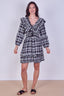 Frill Detail Check Smock Dress - Dresses - British D'sire