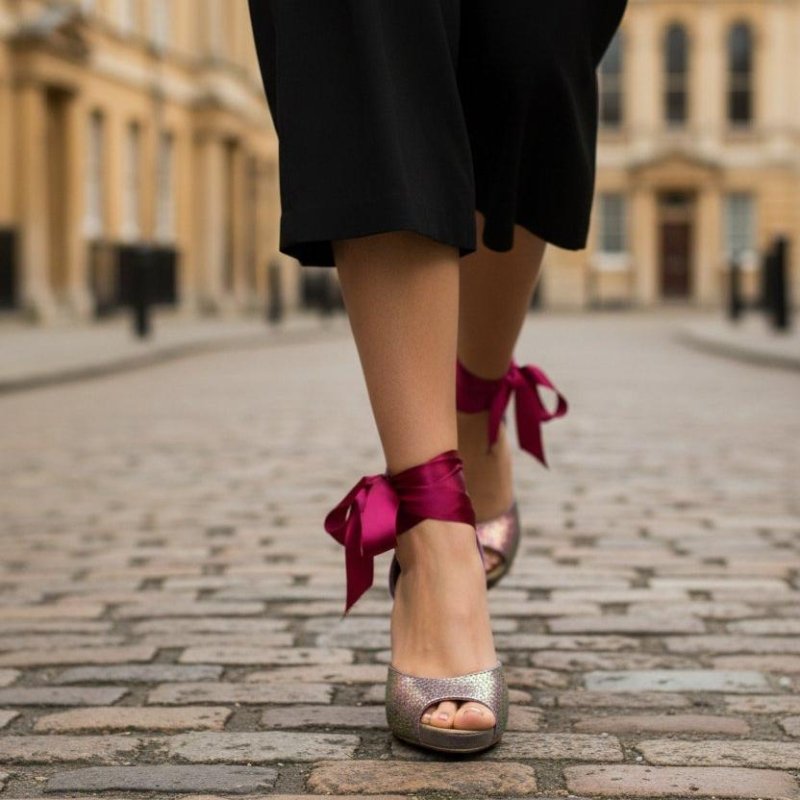 Frisson - Lilac Iridescent - Sandals - British D'sire