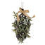 Frosted Mistletoe And Pine Swag With Ribbon - Christmas Decor - British D'sire